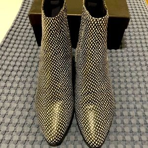 Rag & Bone Snake Print Rover Bootie 38 1/2